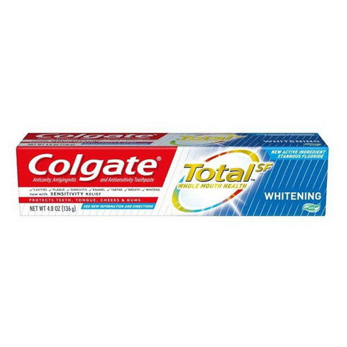 Colgate Total Whitening Gel Toothpaste, 4.8 Oz